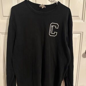Champion Black Crewneck Sweatshirt